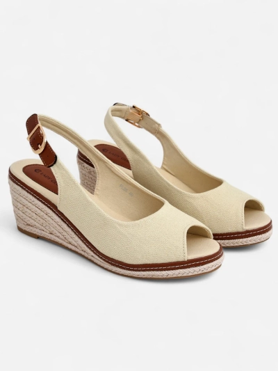 Sandale cu toc wedge Royalfashion pentru femei, cu vârful deschis Tafenis