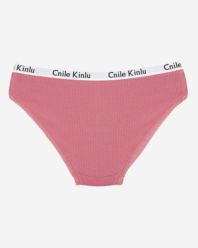 Chiloți de damă roz închis - Lenjerie intimă