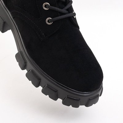 Gigis negru din piele de căprioară ecologică Gigis - Încălțăminte