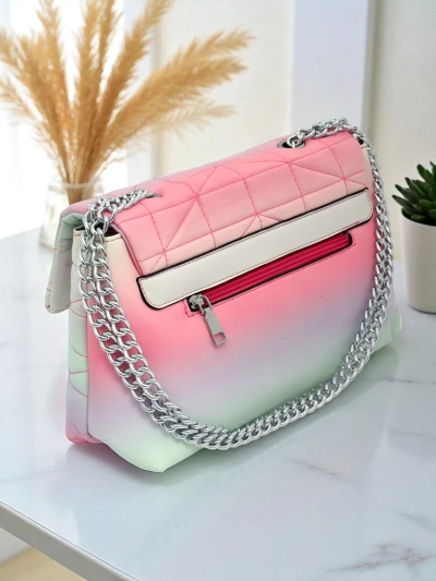 Royalfashion Poșetă mică de damă din piele ecologică ombre Sophie Rose