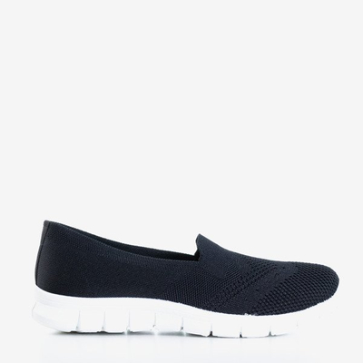 Czarne damskie slip on Codir - Obuwie