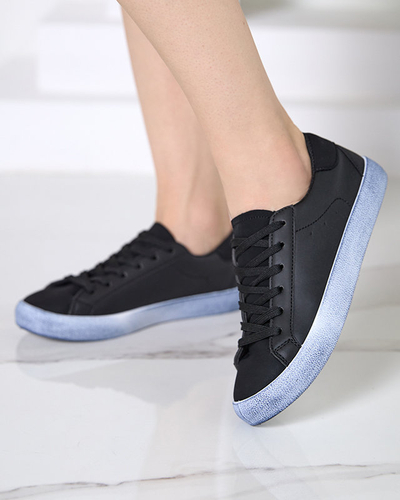 OUTLET Tenisi sport negri pentru femei Asufi- Incaltaminte