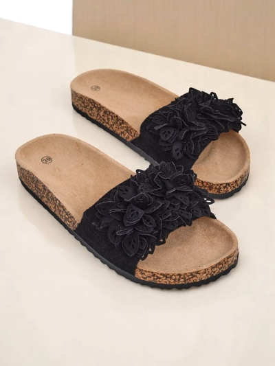 Șlapi de damă Royalfashion cu accente florale Occes