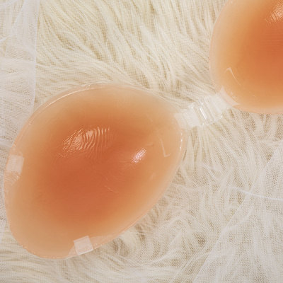 Sutien autoportant pentru femei bej cu curele - lenjerie intimă