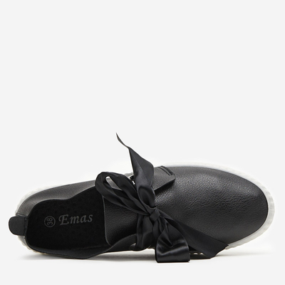 Tenisi de damă negri Samhu - Încălțăminte