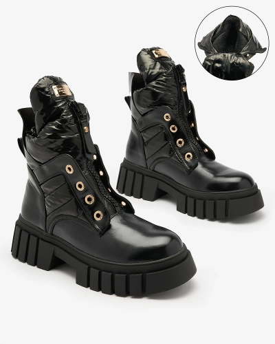 Royalfashion Cizme de damă în negru Selilka