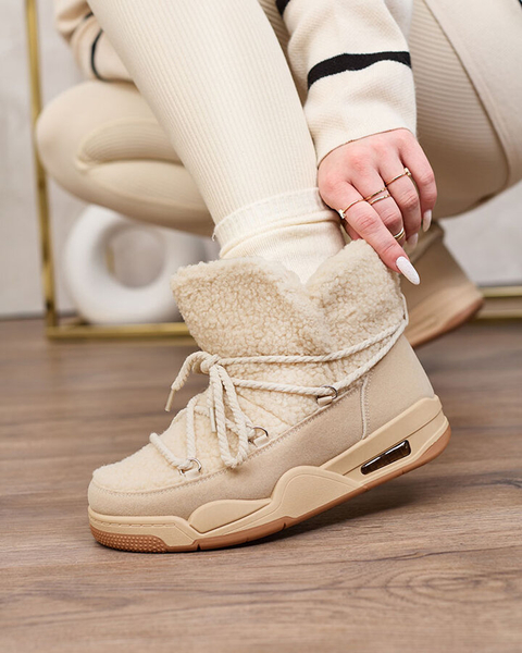 Royalfashion Cizme de zăpadă pentru femei în liliac Ludmivac