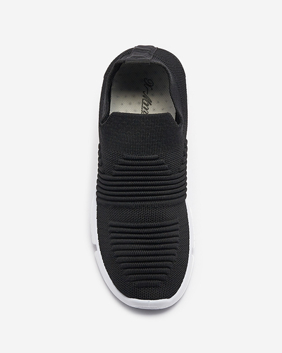 Pantofi sport slip-on de damă de culoare neagră Kollug- Footwear