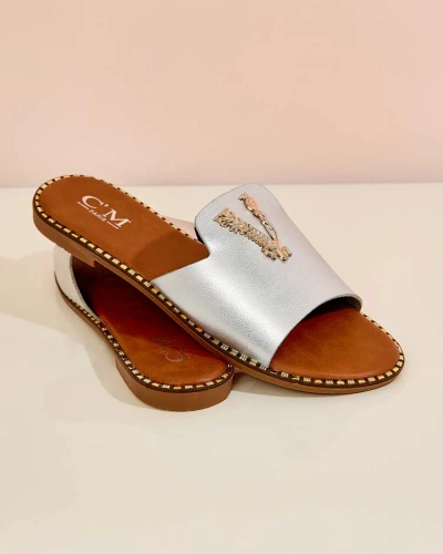 Royalfashion Flip-flops de damă din piele ecologică Cemenna
