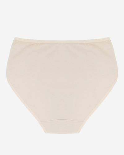 Chiloți de damă clasici, culoare bej. PLUS SIZE- Lenjerie intimă