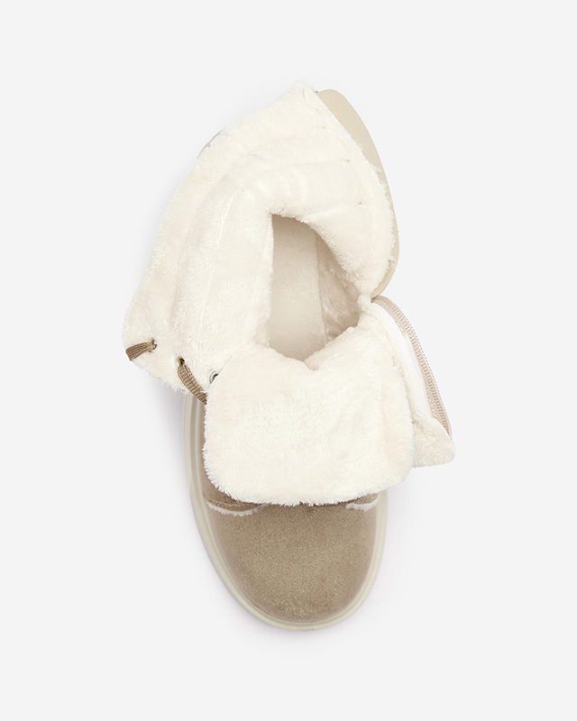 Cizme de vânătoare izolate de damă, de culoare maro Tivica - Încălțăminte