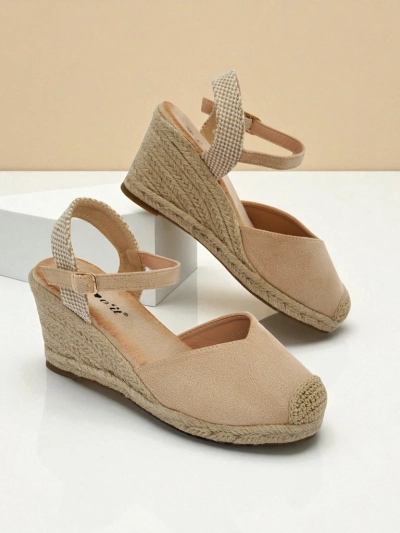 Royalfashion Sandale cu pană pentru femei Solara Espadrille