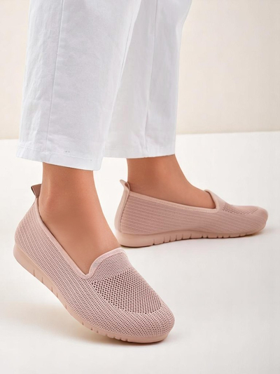 Royalfashion Mocasi din material pentru femei Caerit