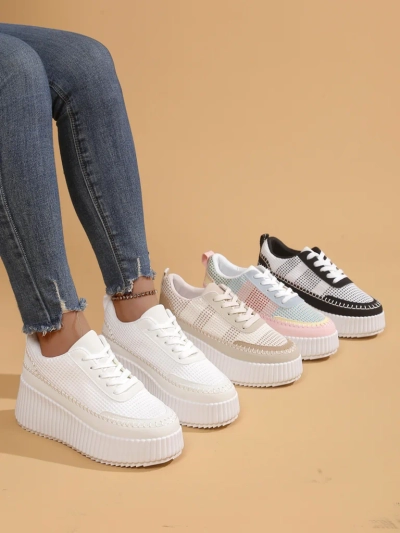 Royalfashion Pantofii sport cu platformă pentru femei Siserra
