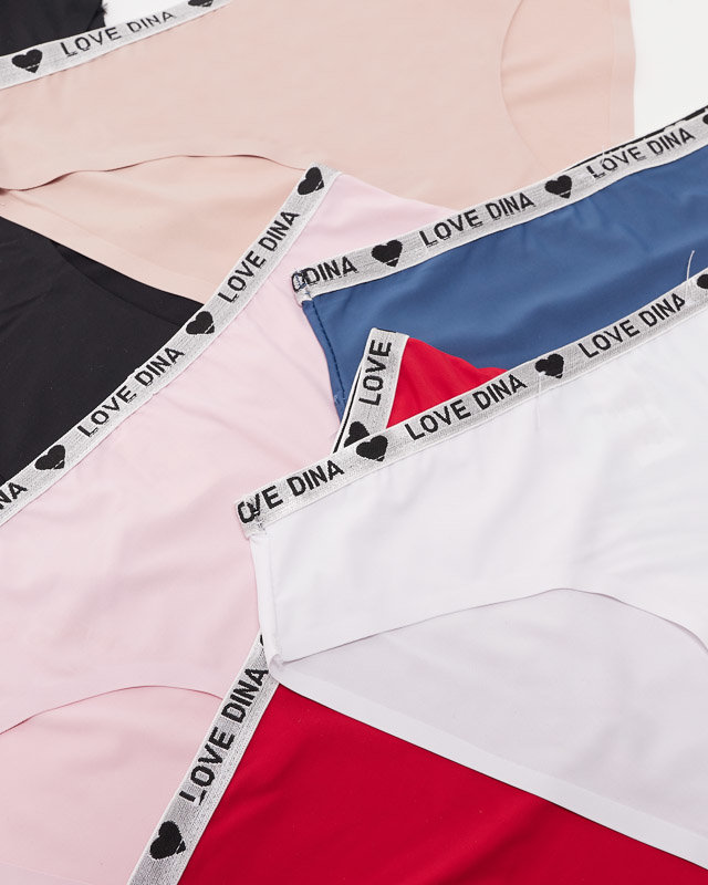 Un set de chiloți de damă monocolor tip 6 / pachet - Lenjerie intimă