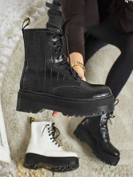 Botine workere de damă cu imprimeu Arvessa