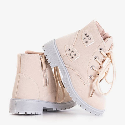 Cizme bej Meridan pentru fete - Încălțăminte