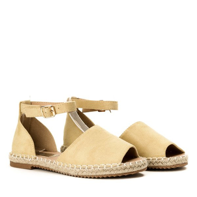 OUTLET Espadrile galbene cu croiala Royal - Pantofi