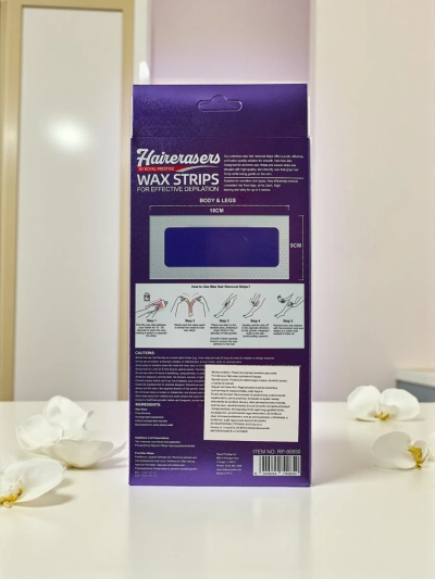 Plasturi cu ceară pentru epilarea corpului