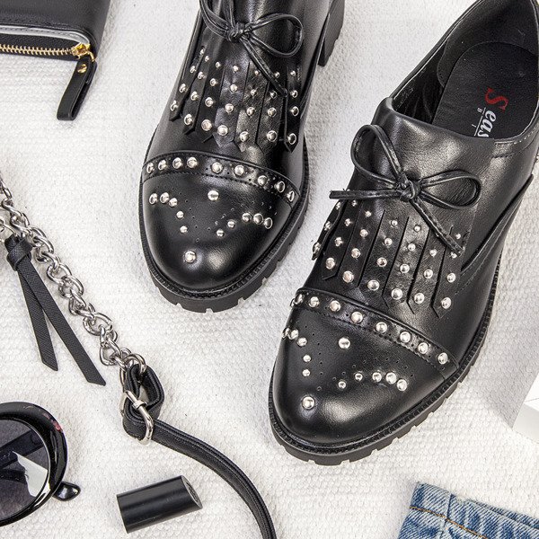 Încălțăminte neagră pe un stâlp gros Colorado - Încălțăminte