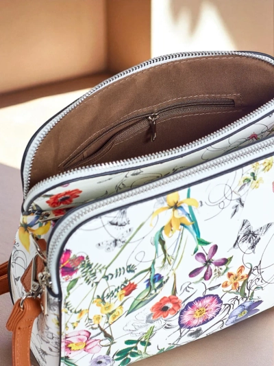 Royalfashion Geantă de mână mică pentru femei din piele ecologică Florentia