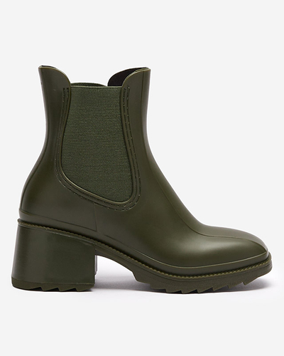 Cizme de damă verde închis Caldala- Footwear