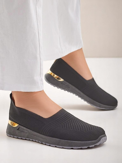 Royalfashion Pantofi slip-on din material pentru femei Perfeti