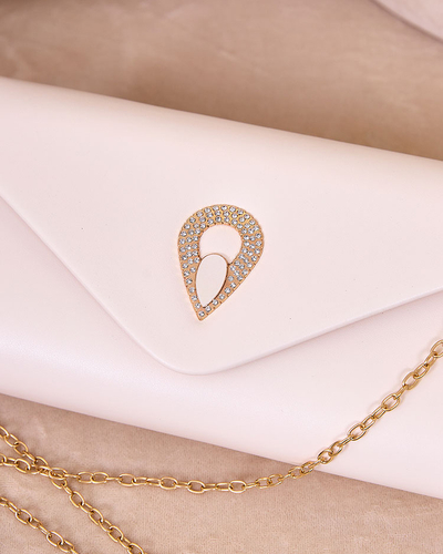 Royalfashion Geantă de ambreiaj pentru femei bej