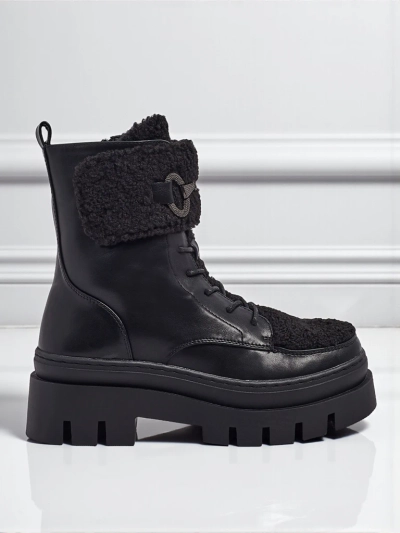 Botine workery dama cu blană Safil