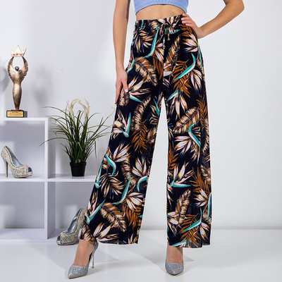 Pantaloni pentru femei multicolori - Îmbrăcăminte