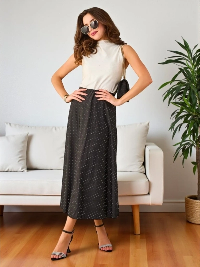 Fusta midi pentru femei Royalfashion