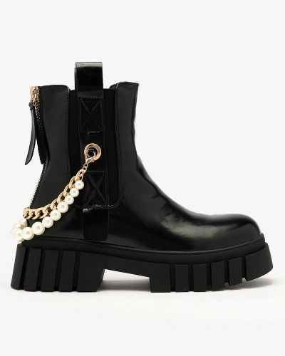 Royalfashion Negru cizme pentru femei Zifosca