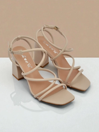 Royalfashion Sandale de damă cu toc gros Elysia