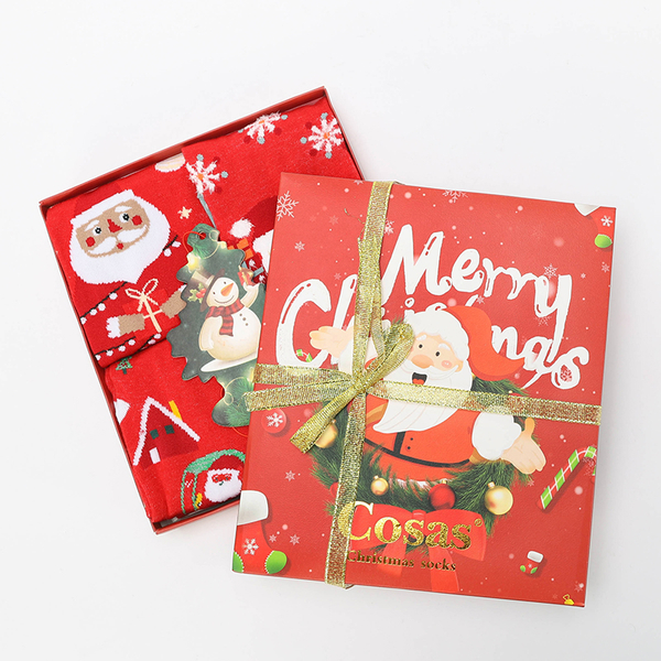 Șosete de Crăciun la cutie de 4/pachet - Lenjerie intimă