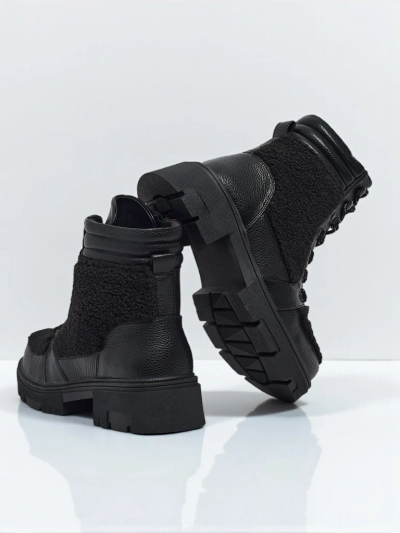 Botine workery de damă cu blană Ardella