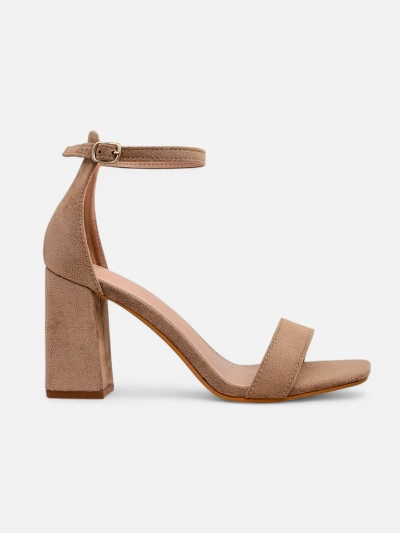 Sandale ecologice din suede pentru femei Royalfashion Qwadrat