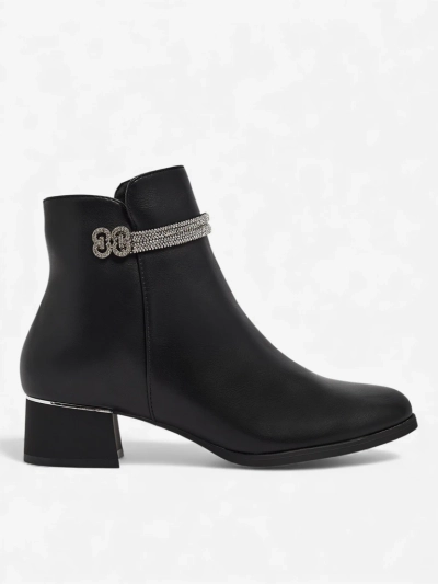 Botine de damă cu zirconiu Qurette