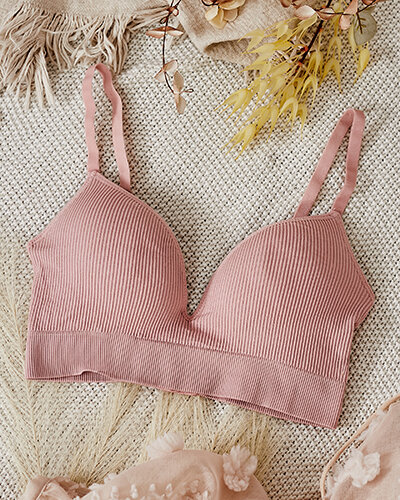 Royalfashion Sutien cu nervuri pentru femei