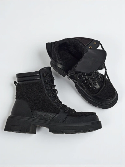 Botine workery de damă cu blană Ardella