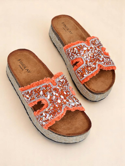 Royalfashion Papuci de damă cu ornamente Candy Candy
