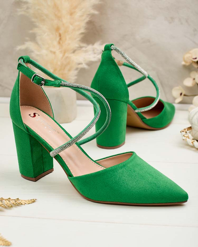 Royalfashion Pantofi de damă Briticca cu zirconiu