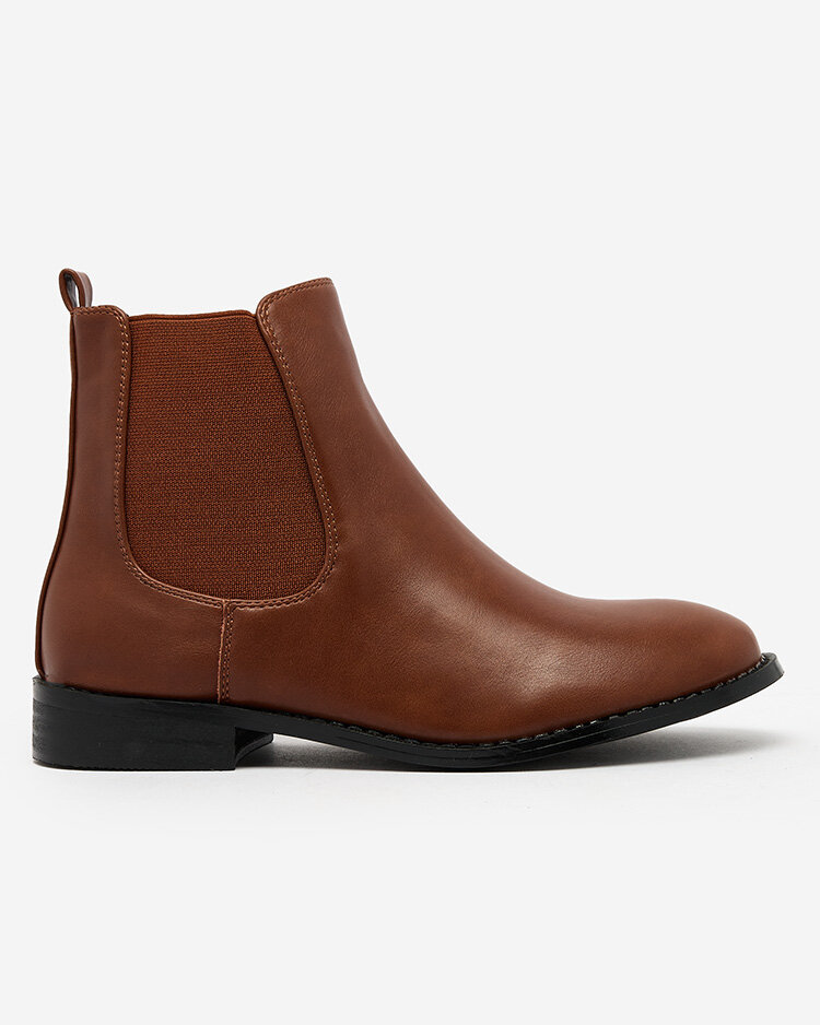 Royalfashion Cizme negre pentru femei a'la sztyblety cu ornamente Ederte