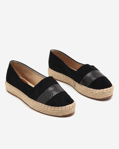 OUTLET Espadrile negre dama Sverope - Pantofi