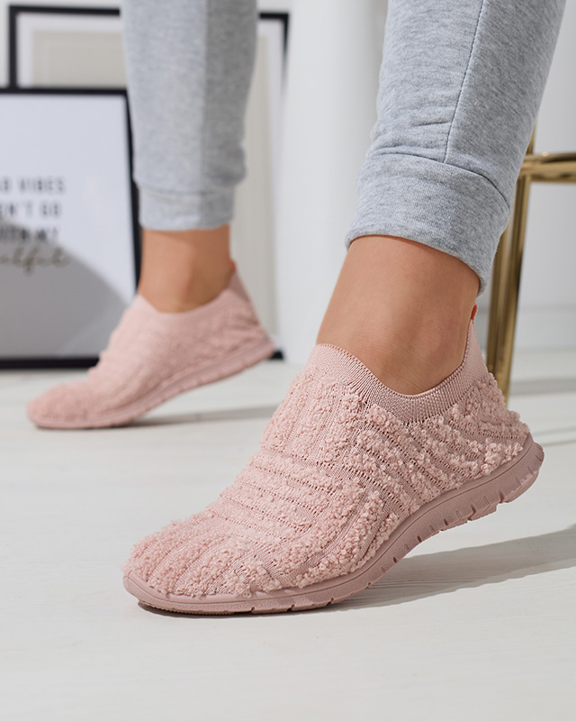 Pantofi sport roz slip-on pentru femei adidași pantofi sport Kerliv- Footwear