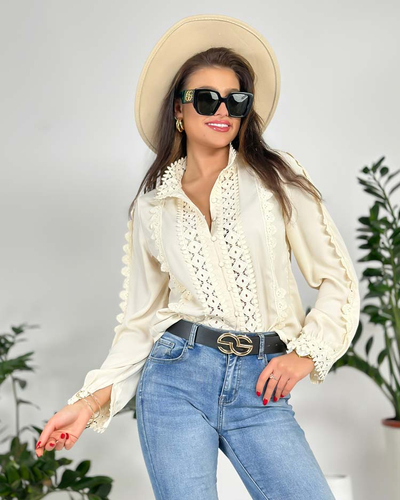 Royalfashion Cămașă din dantelă pentru femei