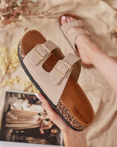 Royalfashion Șlapi de damă Ottoma cu talpă plată