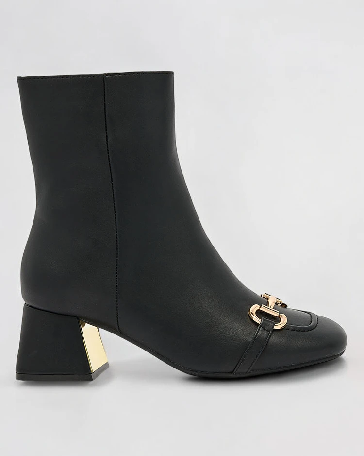 Royalfashion Cizme stiletto joase pentru femei negre Referra