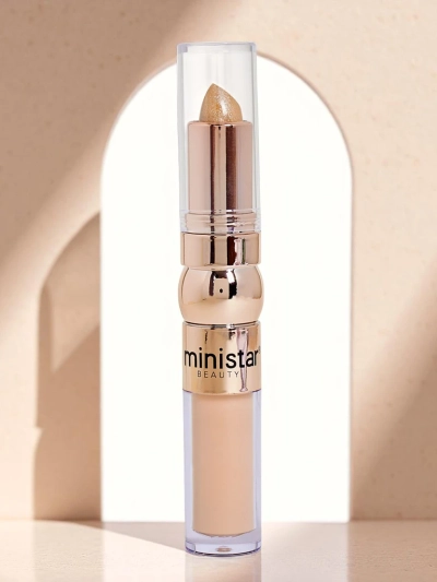 Iluminator stick și corector lichid pentru față 2-în-1 Golden Biscut