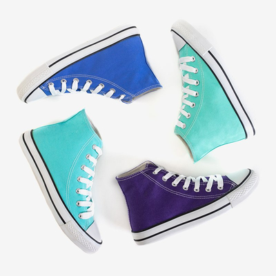 OUTLET Tenisi de dama albastru deschis Antonella - Incaltaminte