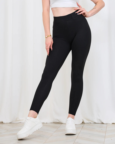 Royalfashion Pantaloni leggings pentru femei cu izolație neagră